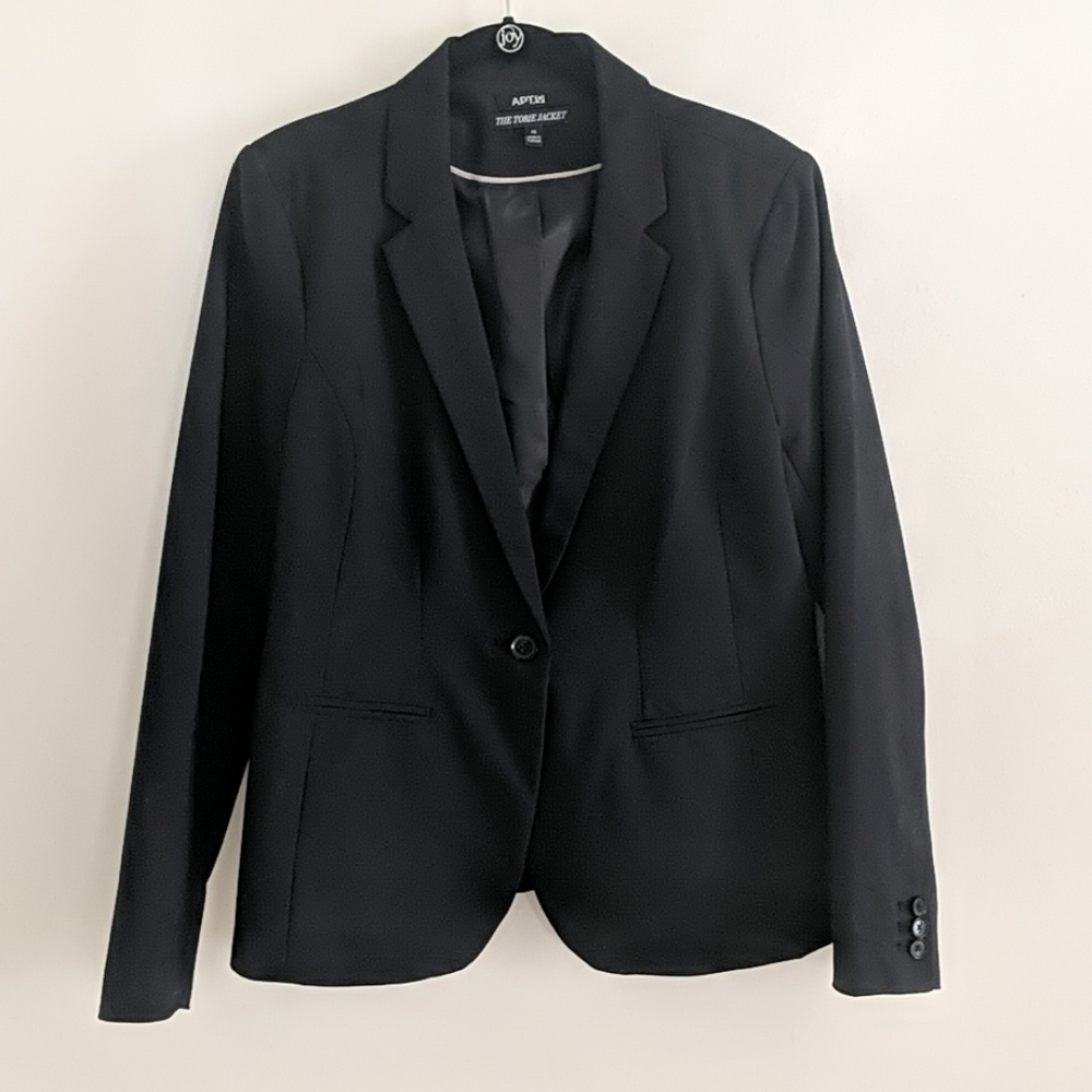 Apt. 9 Black Blazer Size 12